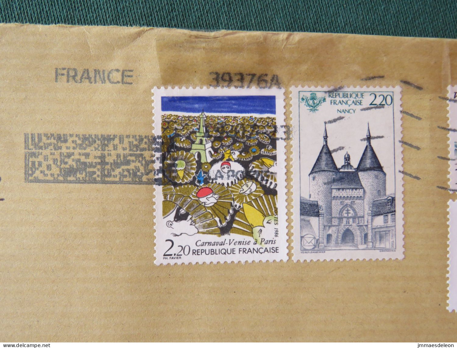 France 2023 Cover To Nicaragua - Nancy Marianne Carnaval Venise - Storia Postale