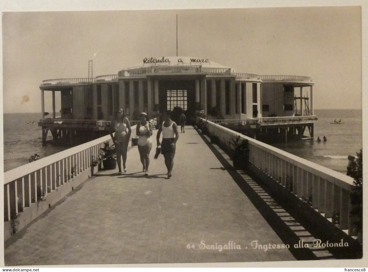 1952 SENIGALLIA INGRESSO ALLA ROTONDA - Senigallia