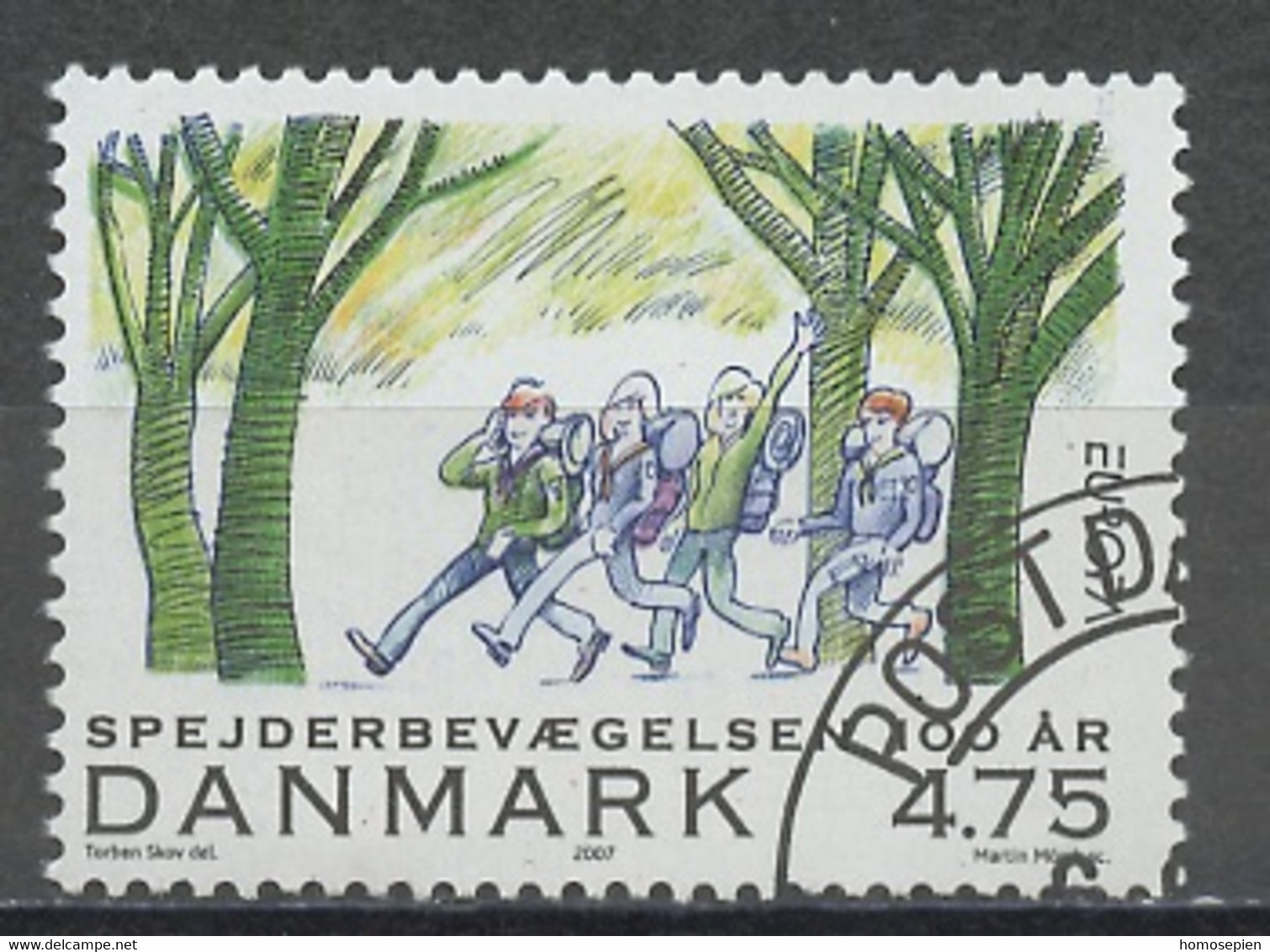 Danemark - Dänemark - Denmark 2007 Y&T N°1473 - Michel N°1470 (o) - 4,75k EUROPA - Used Stamps