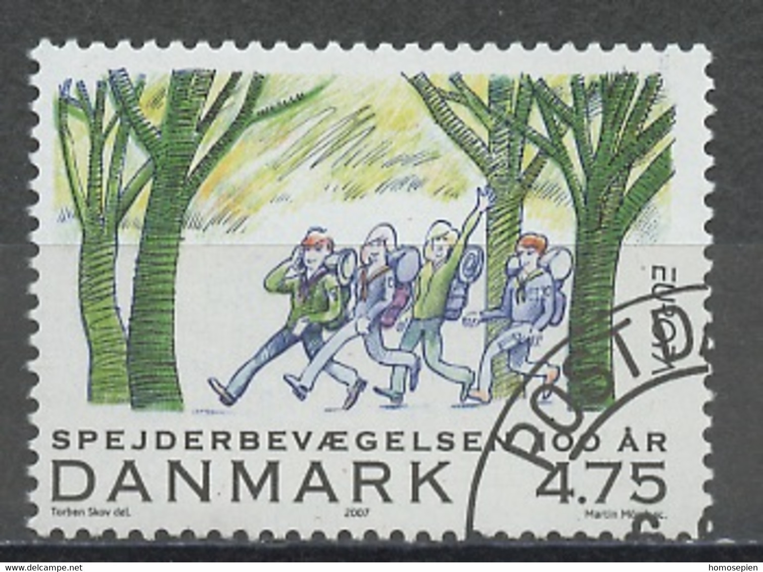 Danemark - Dänemark - Denmark 2007 Y&T N°1473 - Michel N°1470 (o) - 4,75k EUROPA - Gebruikt