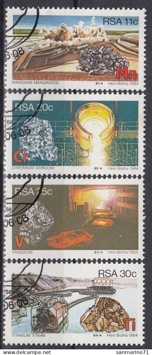 SOUTH AFRICA 647-650,used - Usados