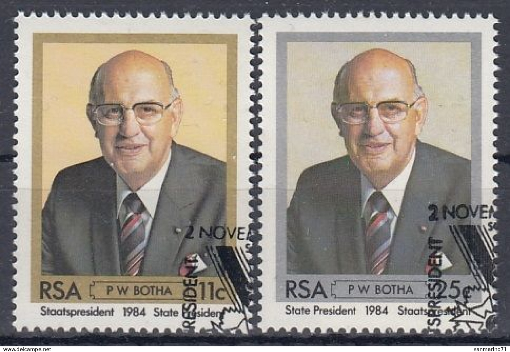 SOUTH AFRICA 659-660,used - Used Stamps