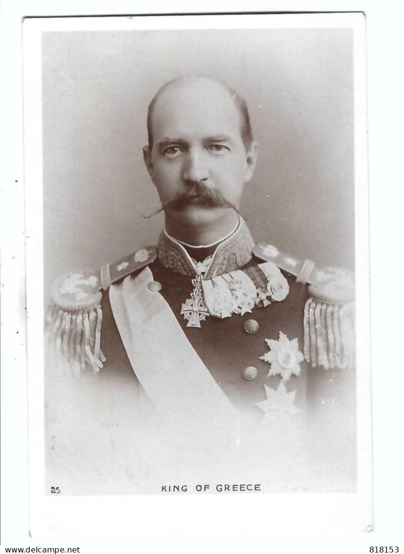 KING OF GREECE 1913 - Familles Royales