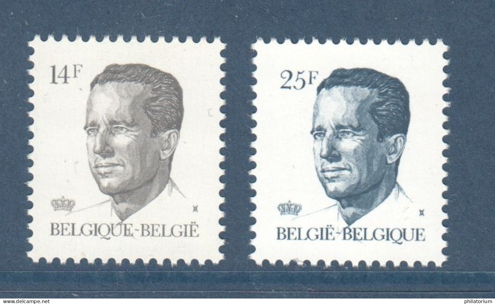 Belgique België, **, Yv 2352, 2353, Mi 2403, 2408, SG 2720, 2726, Usage Courant Type Velghe, - 1981-1990 Velghe