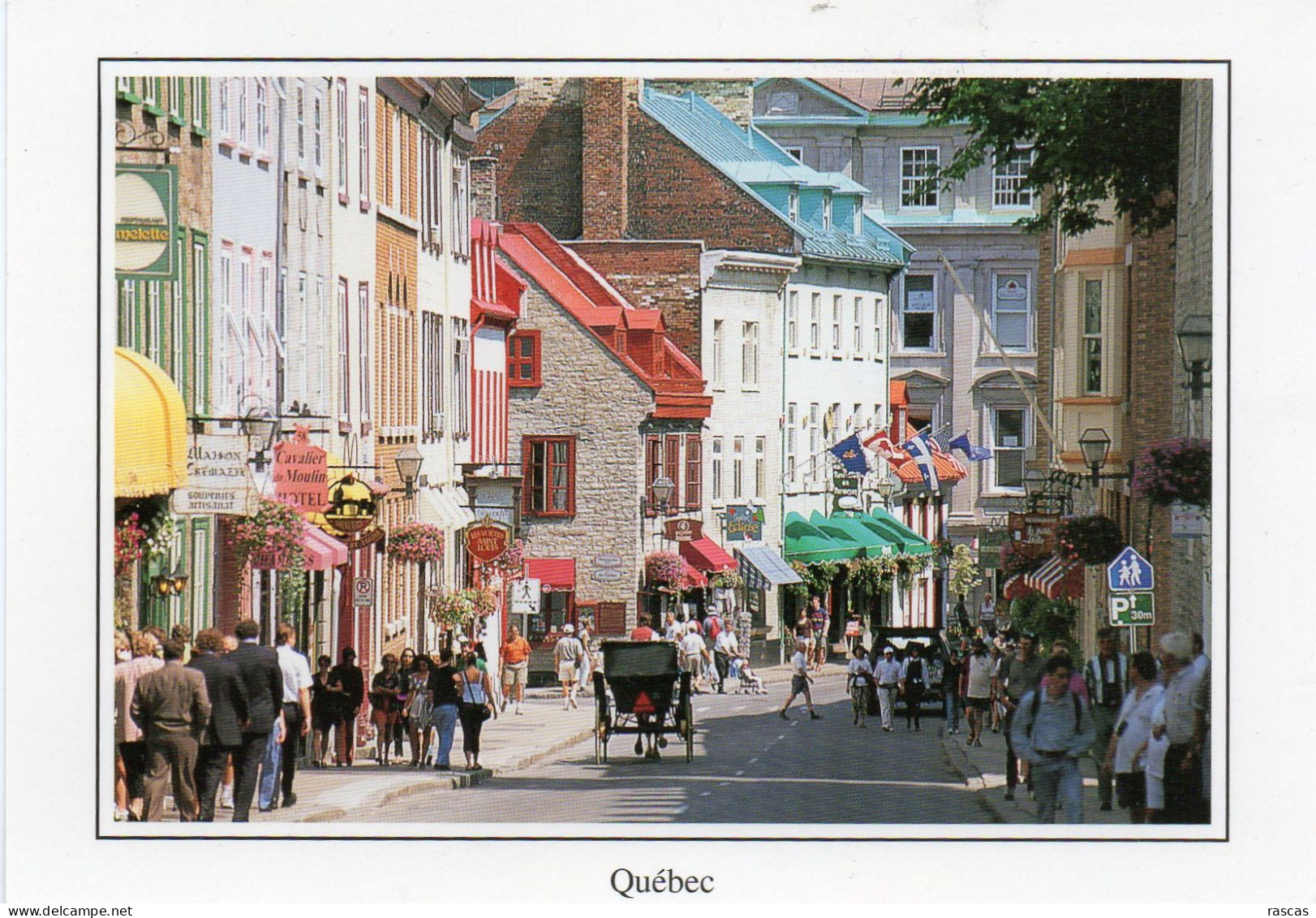 CPM - J - CANADA - QUEBEC - LA RUE SAINT LOUIS - Québec - La Cité