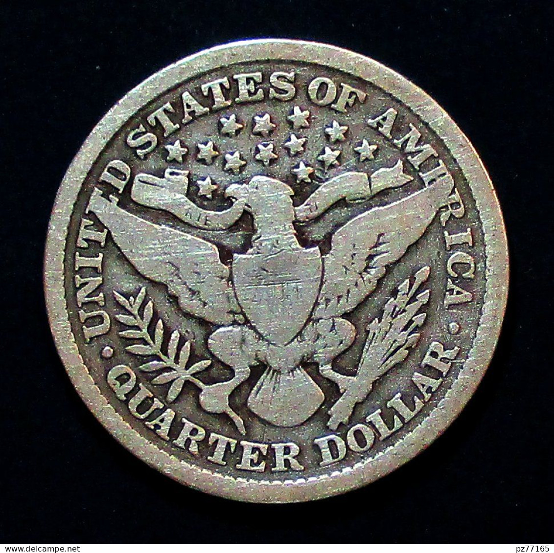 USA. ETATS UNIS. QUARTER DOLLAR 1898. 1/4 $.  2 Photos. Argent  Silver - 1892-1916: Barber