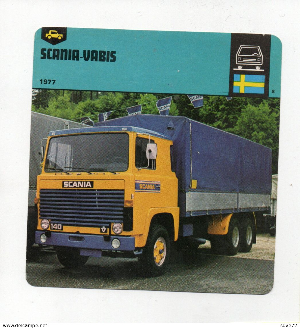 FICHE CAMION - SCANIA VABIS - Camions
