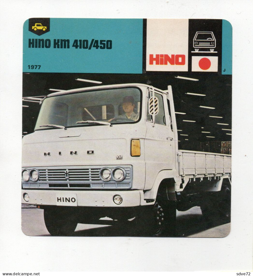 FICHE CAMION - HINO KM 410/450 - Camions