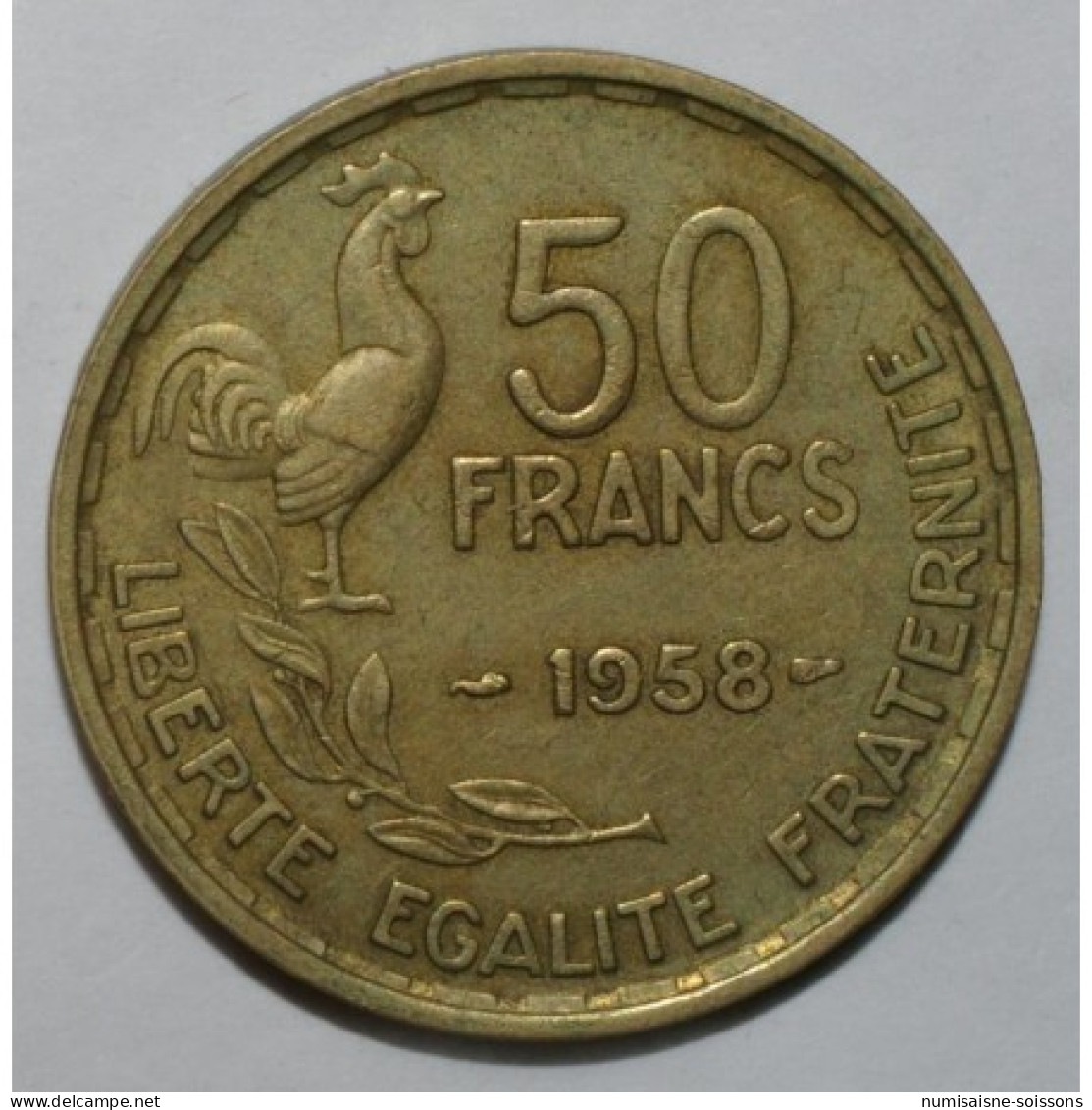 GADOURY 880 - 50 FRANCS 1958 TYPE GUIRAUD - TTB - KM 91 - 50 Francs