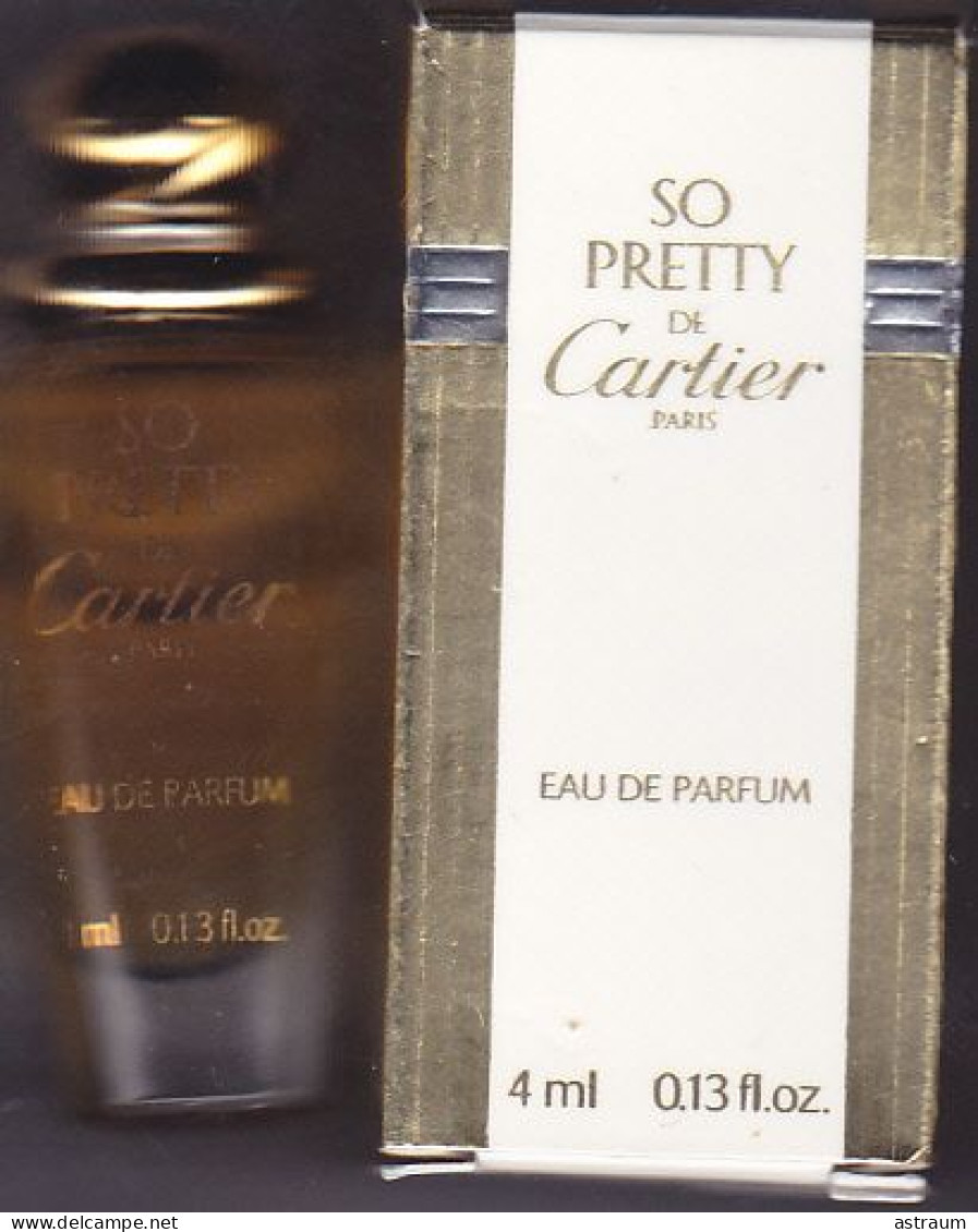 Miniature Vintage Parfum - Cartier - So Pretty - EDP - Pleine Avec Boite 4ml - Miniaturas Mujer (en Caja)