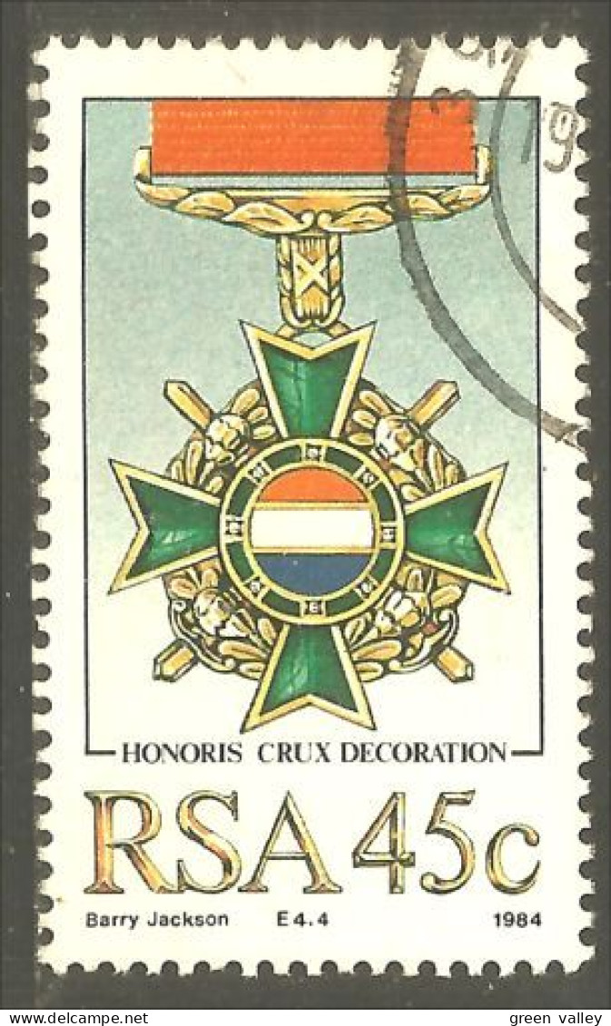 XW01-2211 RSA South Africa Médaille Decoration Medal Honoris Crux - Oblitérés