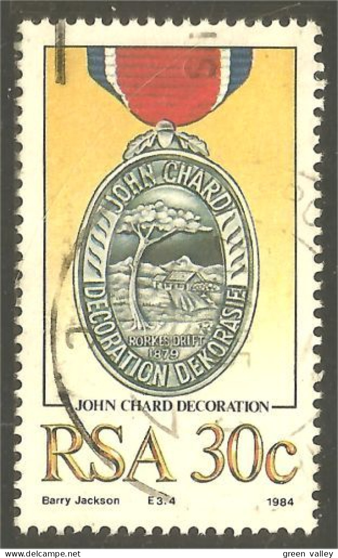 XW01-2214 RSA South Africa Médaille Decoration Medal John Chard - Oblitérés