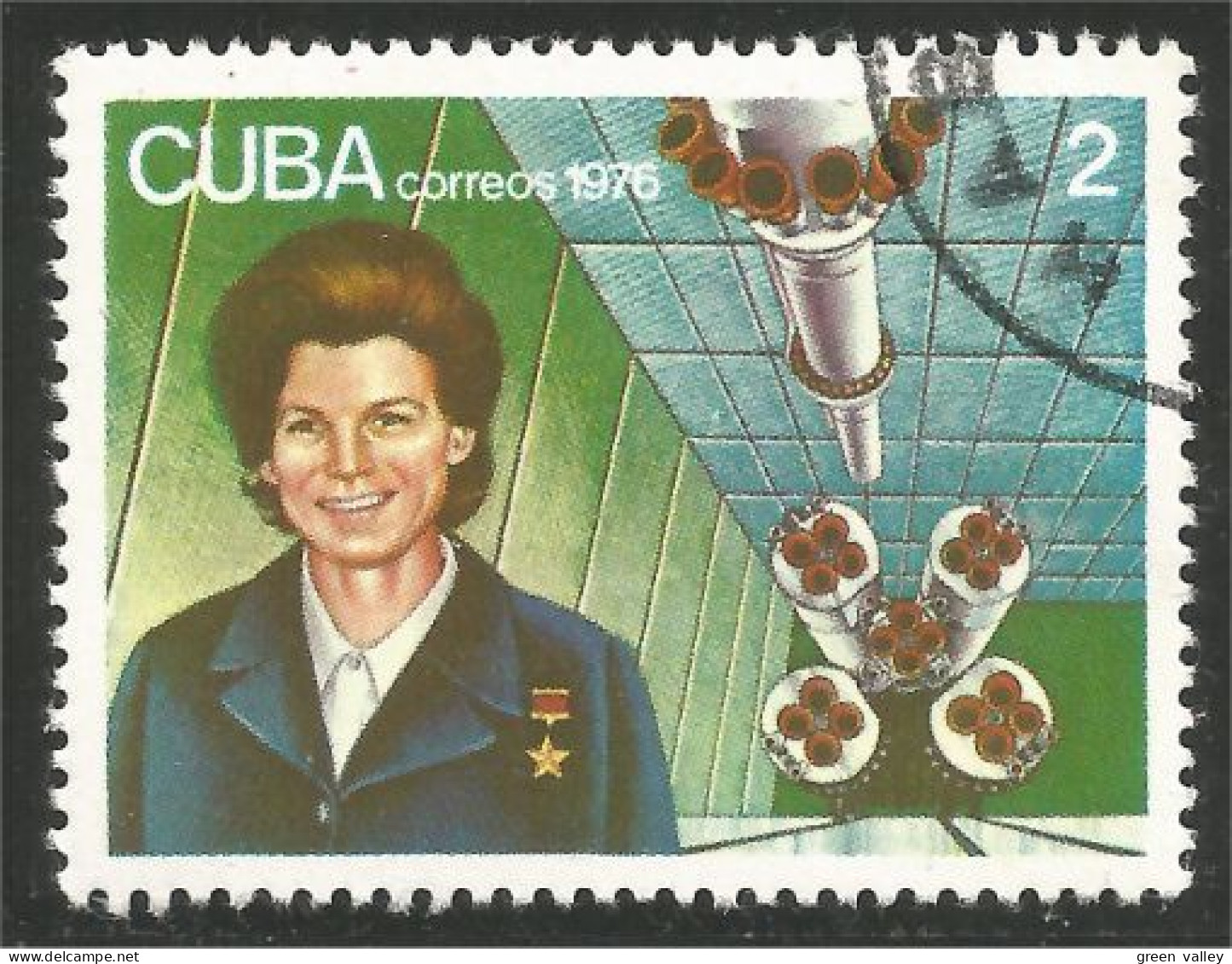 XW01-2145 Cuba Tereskhova Cosmonaute Cosmonaut Space Espace - Amérique Du Nord