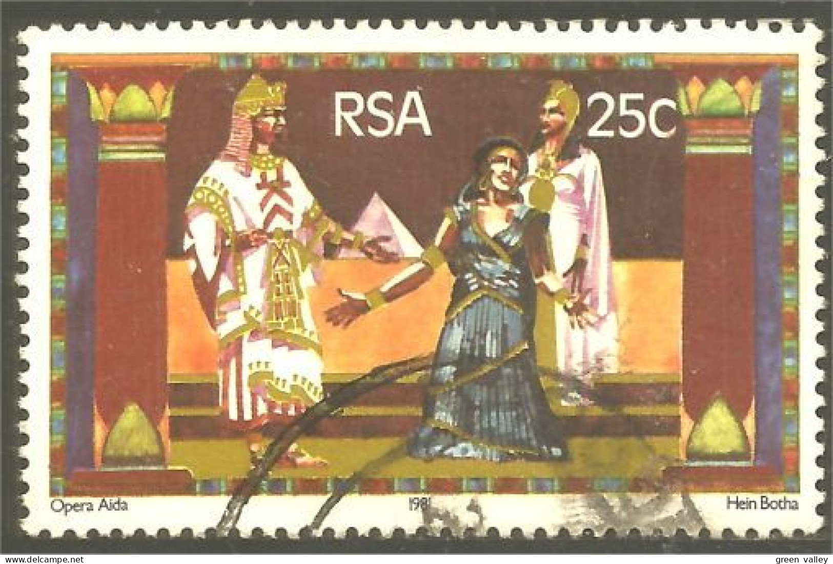 XW01-2152 RSA South Africa Opéra Opera Aida Music Musique Musik - Oblitérés