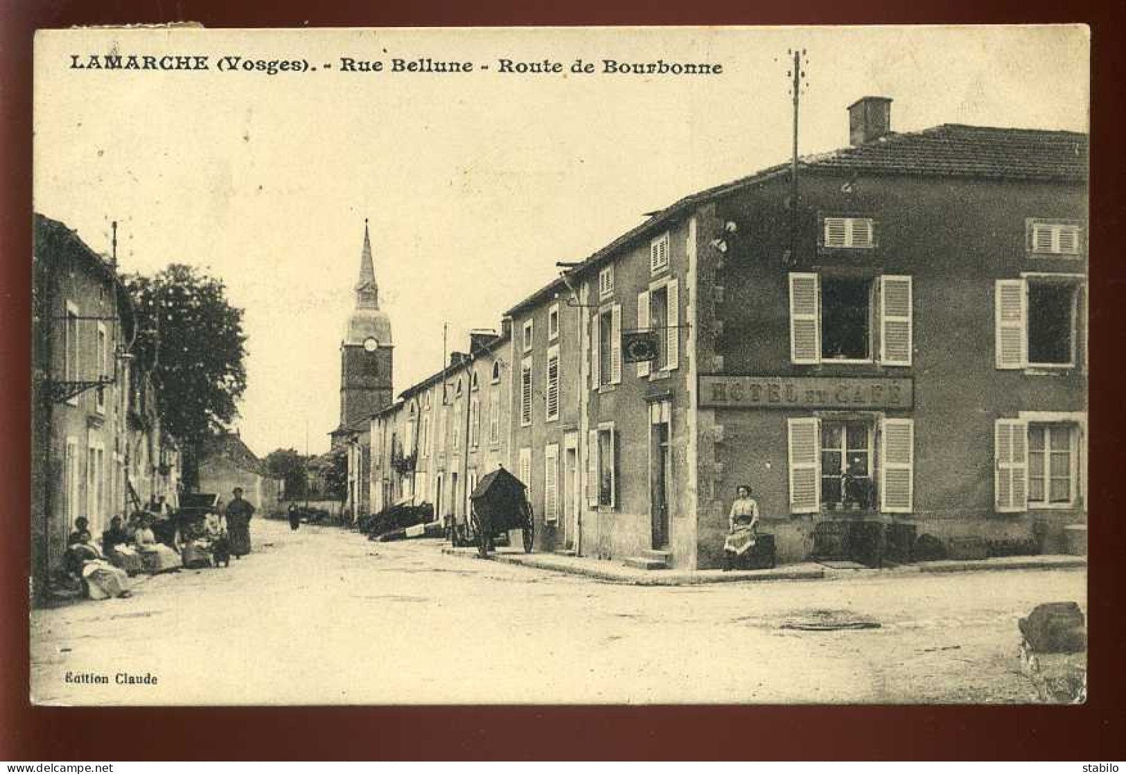 88 - LAMARCHE - RUE BELLUNE - ROUTE DE BOURBONNE - Lamarche