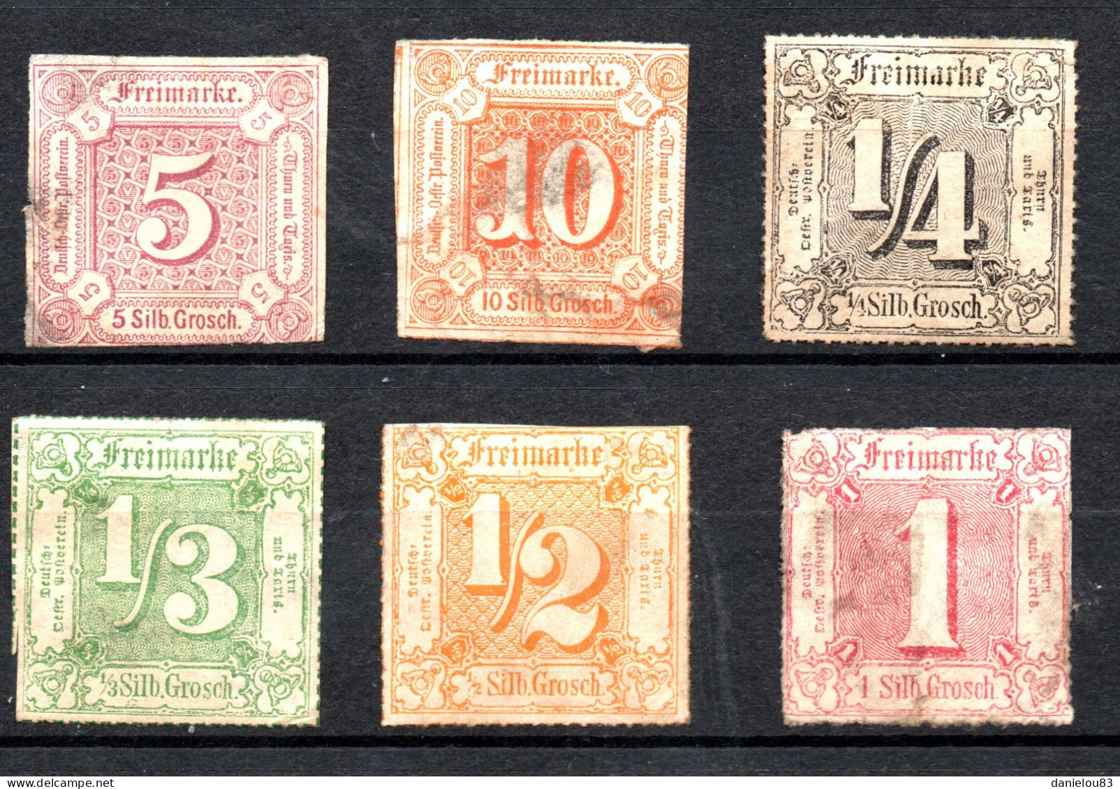 Timbres ALLEMAGNE Etats Du NORD - TOUR Et TAXIS - N° YT N° 12/17 Neufs* - Postfris