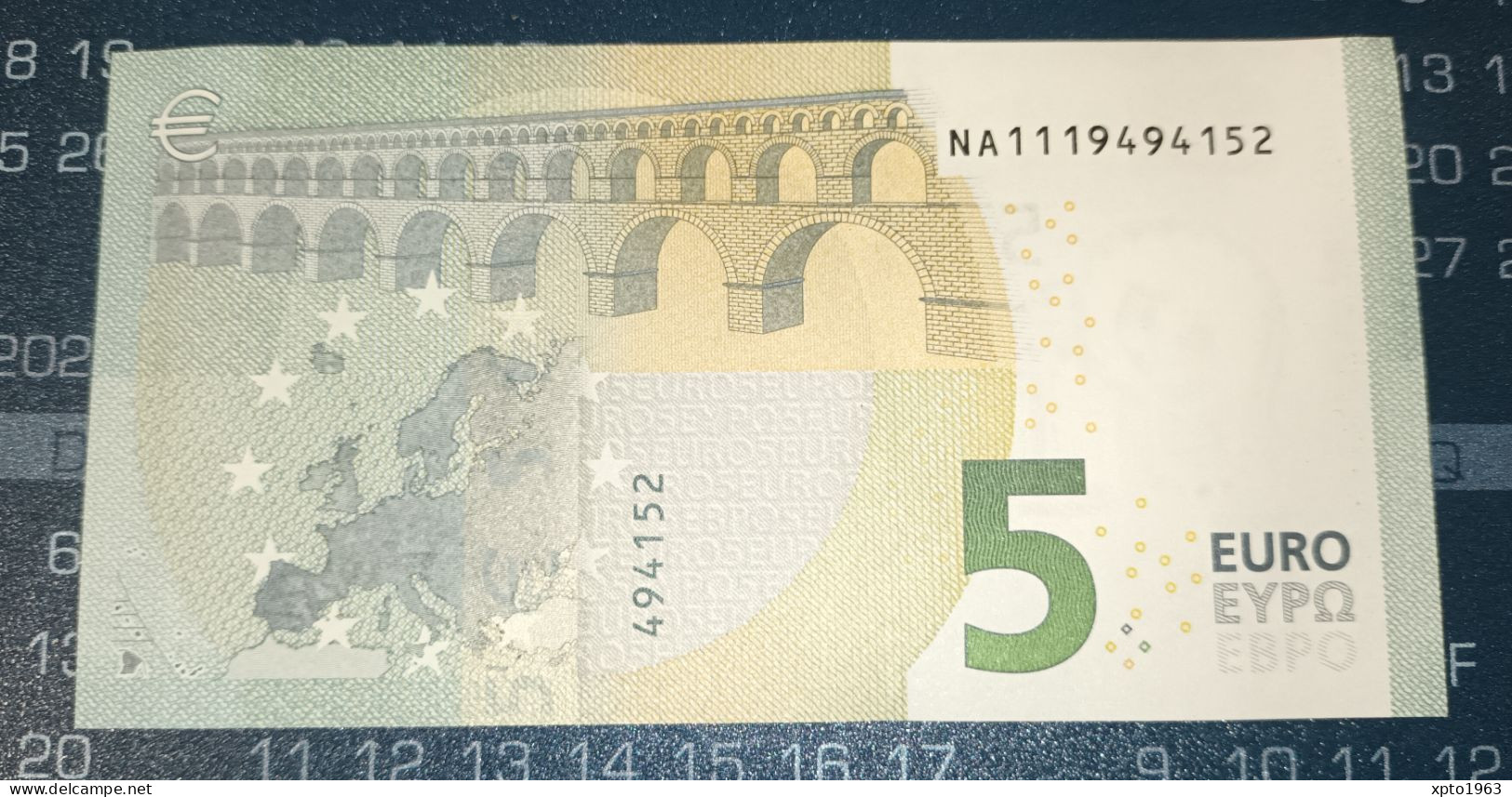 5 EURO N014 A1 AUSTRIA - Serial Number - NA1119494152 - UNC FDS NEUF - 5 Euro