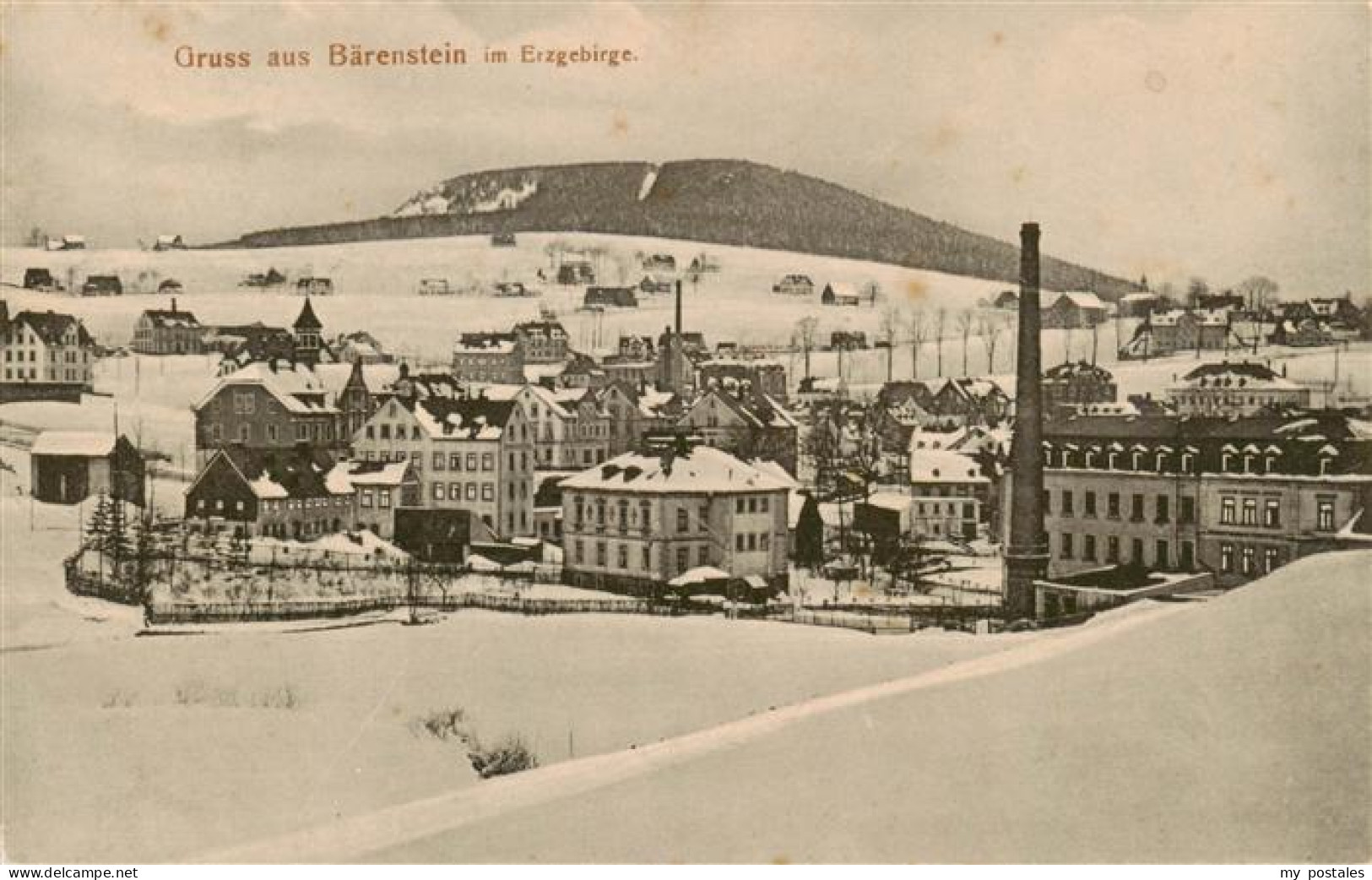 73958538 Baerenstein_Annaberg-Buchholz Teilansicht Winter Im Erzgebirge - Bärenstein