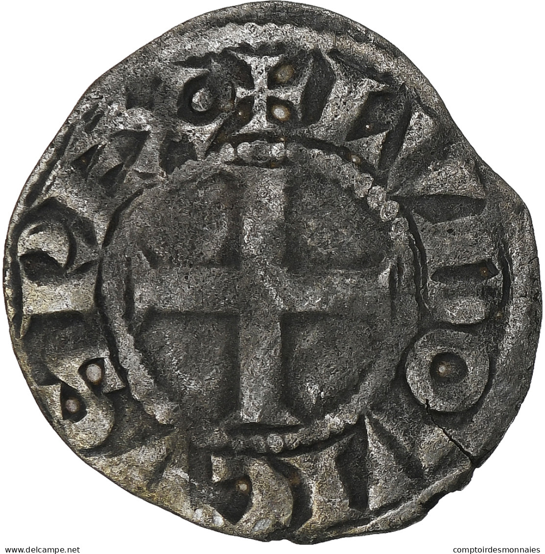 France, Louis VIII-IX, Denier Tournois, 1223-1244, Billon, TTB, Duplessy:187 - 1223-1226 Ludwig VIII. Der Löwe