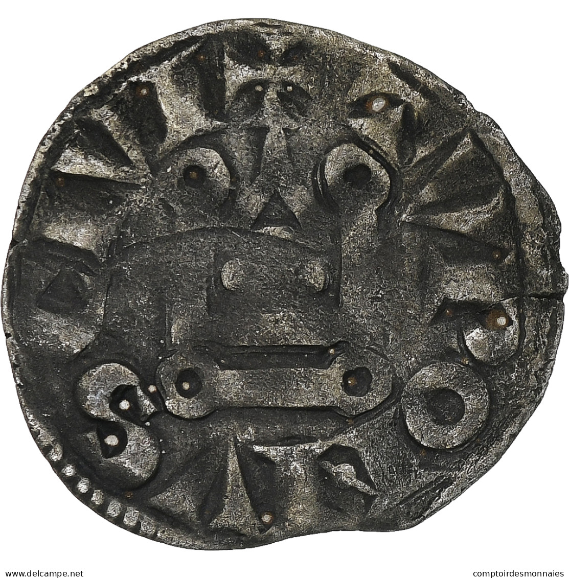 France, Louis VIII-IX, Denier Tournois, 1223-1244, Billon, TTB, Duplessy:187 - 1223-1226 Louis VIII The Lion