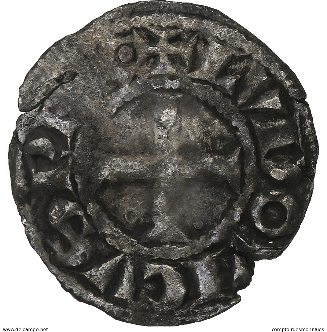 France, Louis VIII-IX, Denier Tournois, 1223-1244, Billon, TTB, Duplessy:187 - 1223-1226 Louis VIII The Lion