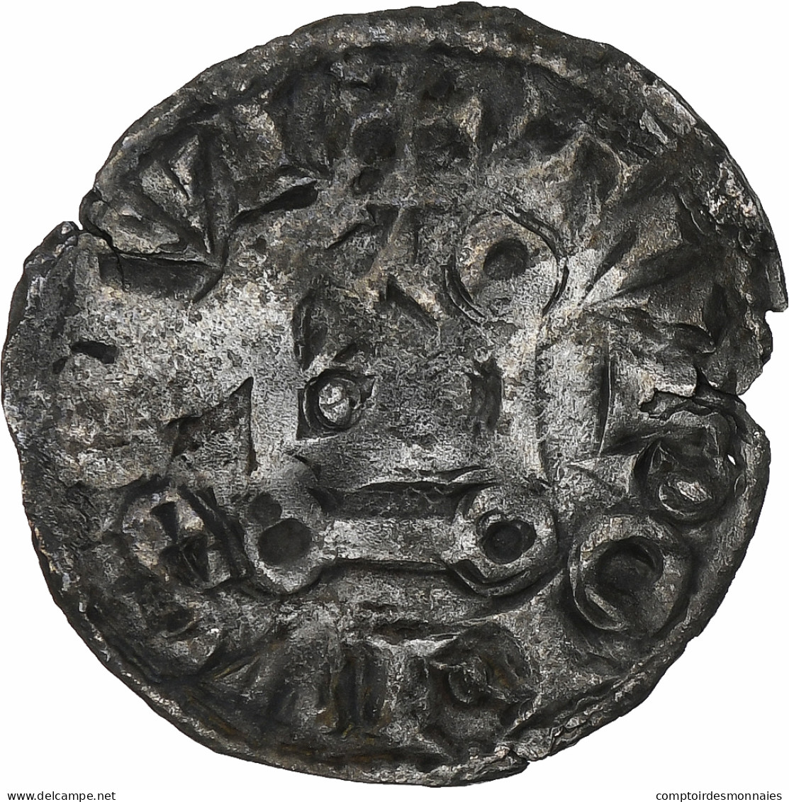 France, Louis VIII-IX, Denier Tournois, 1223-1244, Billon, TTB, Duplessy:187 - 1223-1226 Luigi VIII Il Leone