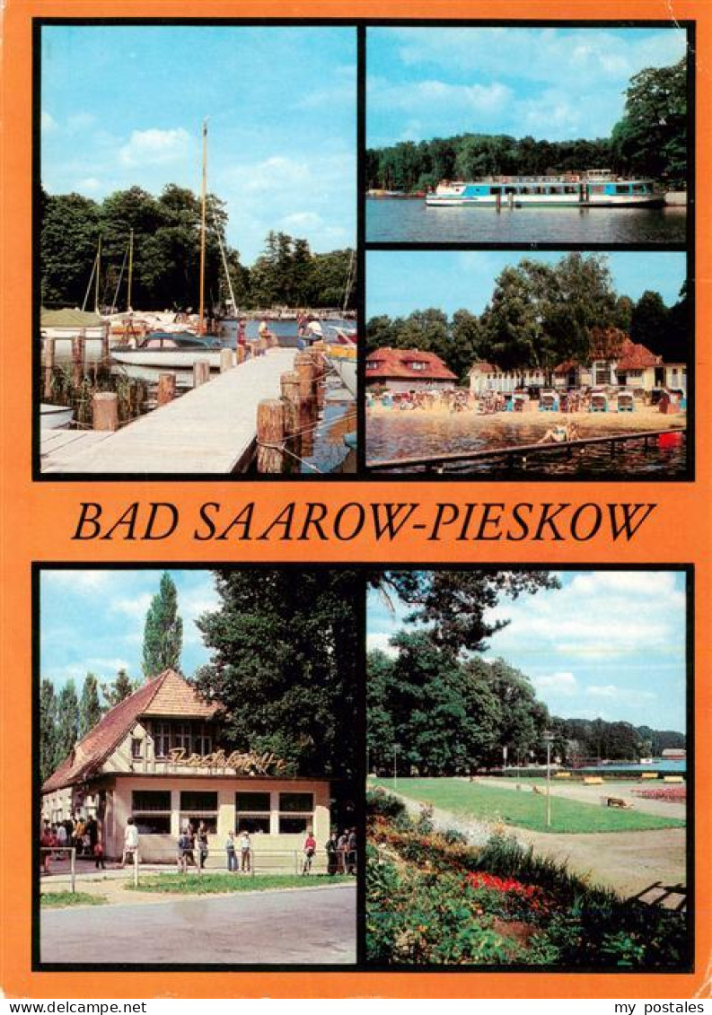 73918668 Pieskow Bad Saarow Bootsliegeplatz Dampferanlegestelle Schwanenwiese St - Bad Saarow