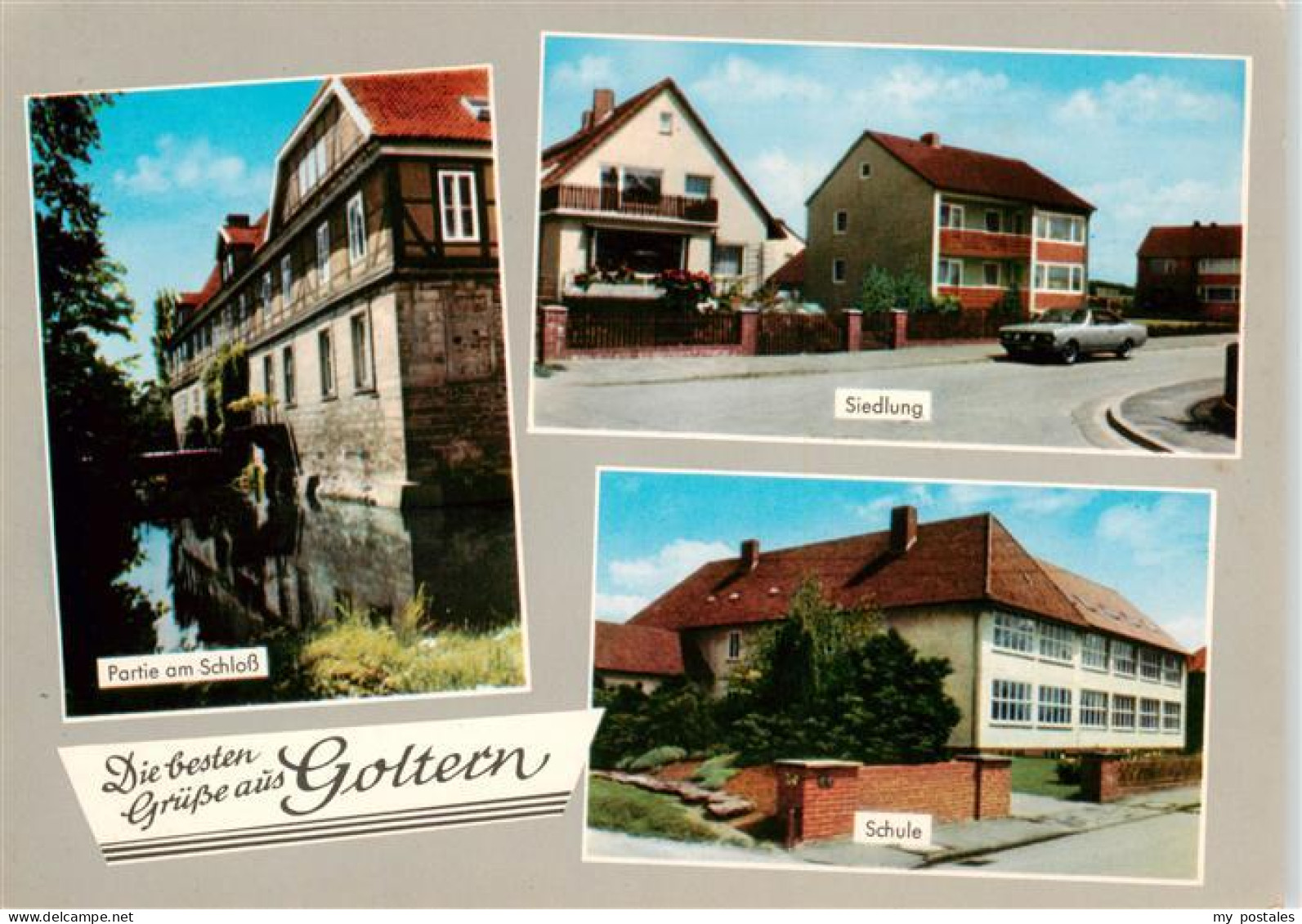 73878087 Goltern Barsinghausen Partie Am Schloss Siedlung Schule  - Barsinghausen