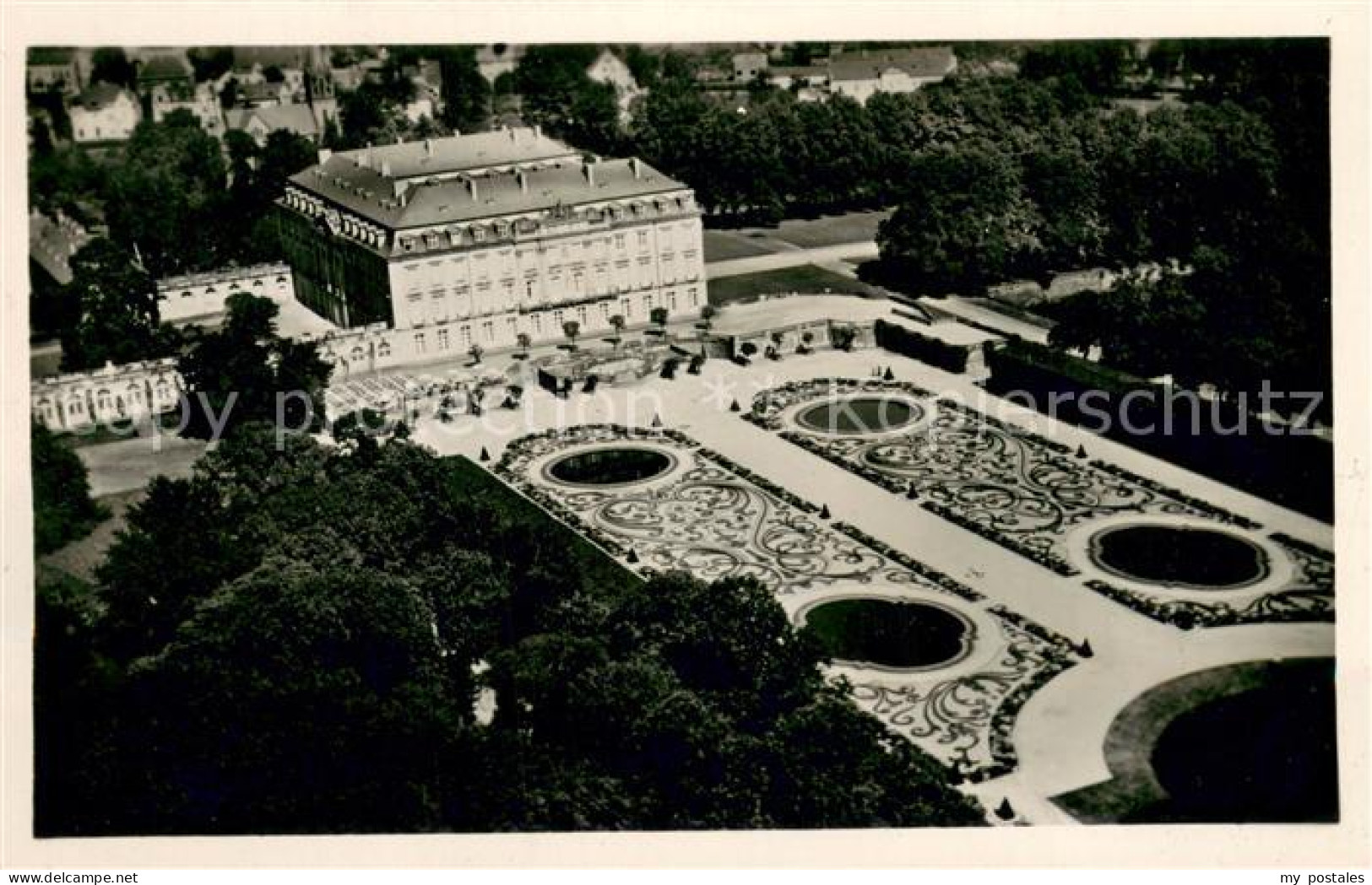 73690293 Bruehl Rheinland Fliegeraufnahme Schloss Bruehl Rheinland - Brühl