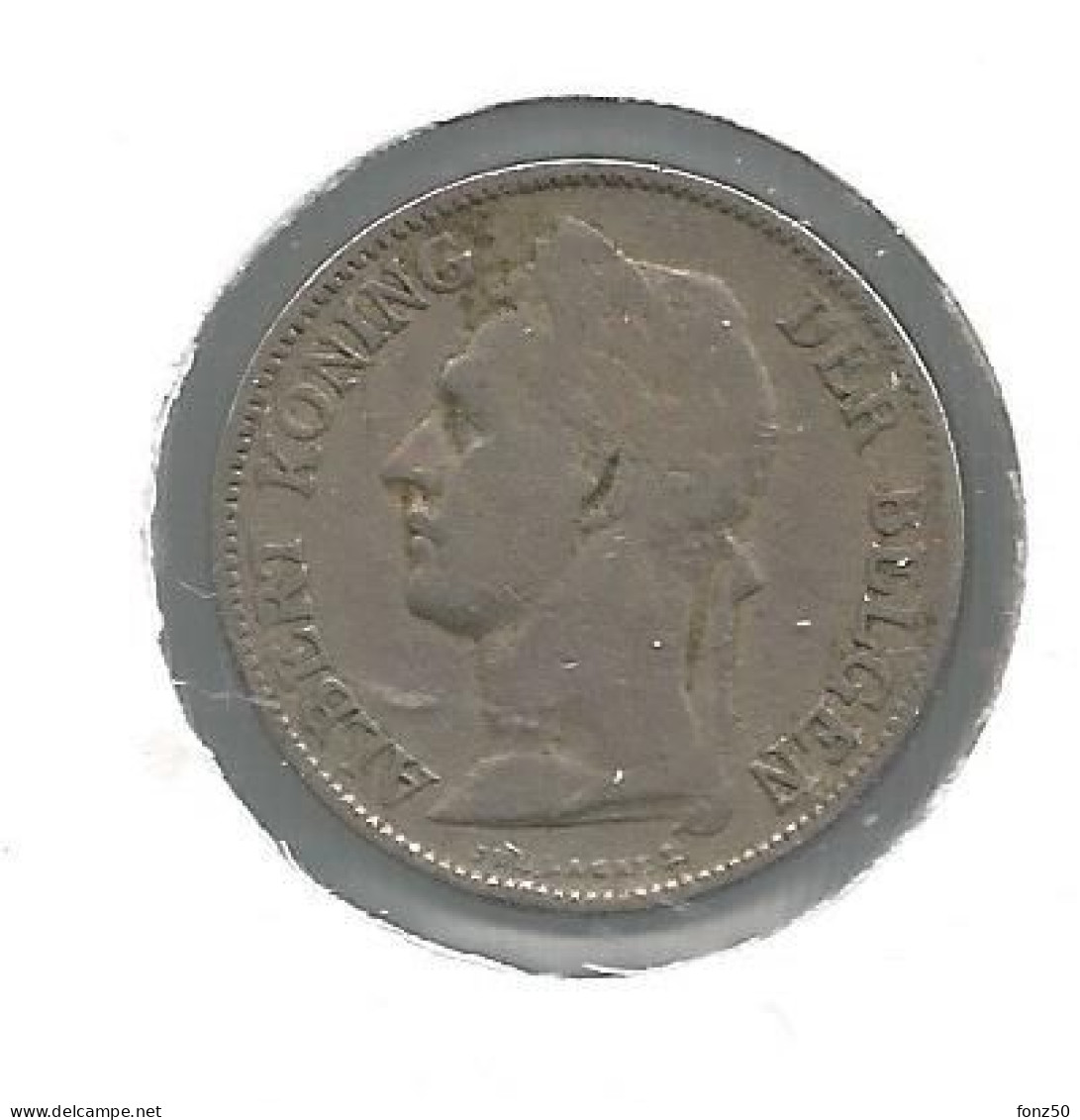 CONGO * ALBERT I * 50 Centiem 1922 Vlaams * Nr 12641 - 1910-1934: Albert I