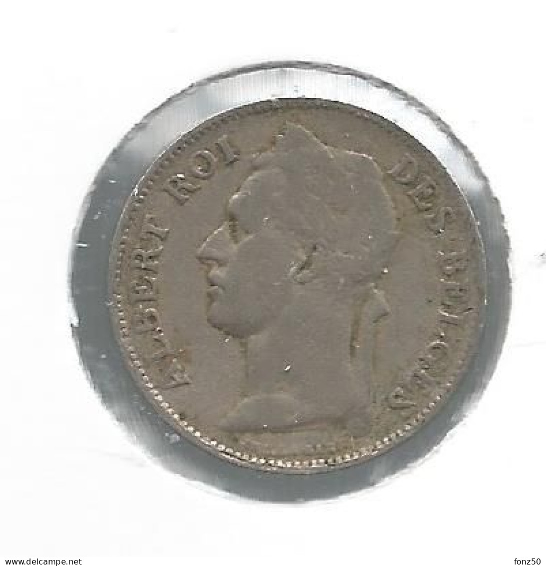 CONGO * ALBERT I * 50 Centiem 1923 Frans * Nr 12643 - 1910-1934: Albert I