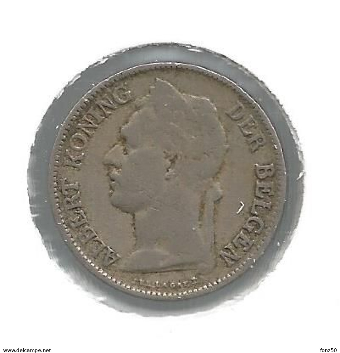 CONGO * ALBERT I * 50 Centiem 1923 Vlaams * Nr 12645 - 1910-1934: Albert I