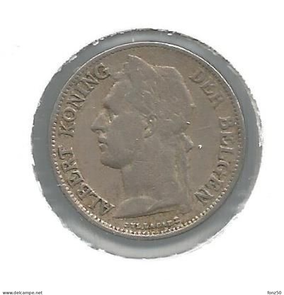 CONGO * ALBERT I * 50 Centiem 1924 Vlaams * Nr 12648 - 1910-1934: Albert I