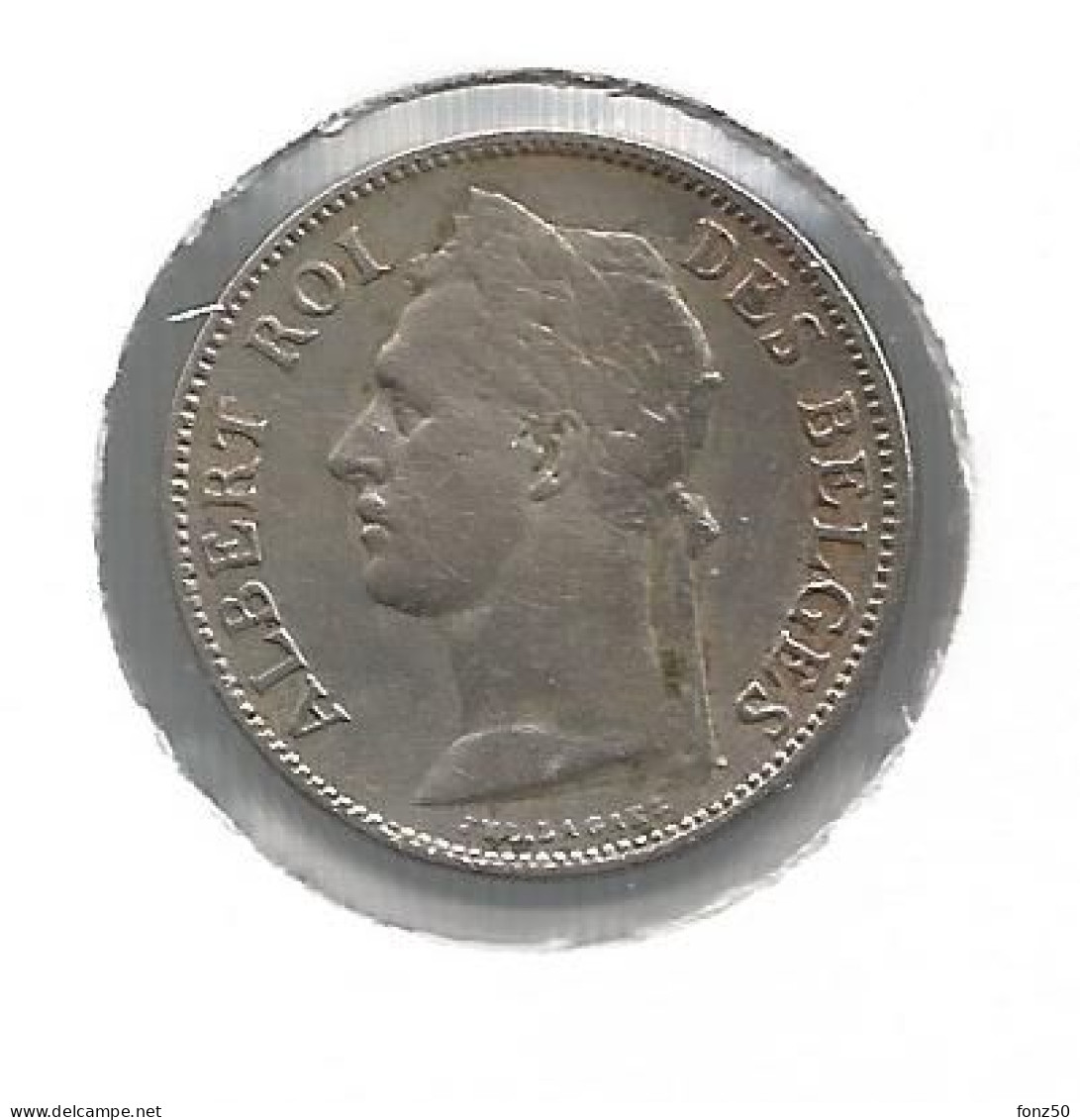 CONGO - ALBERT II * 50 Centiem 1925 Frans * Nr 12650 - 1910-1934: Albert I.