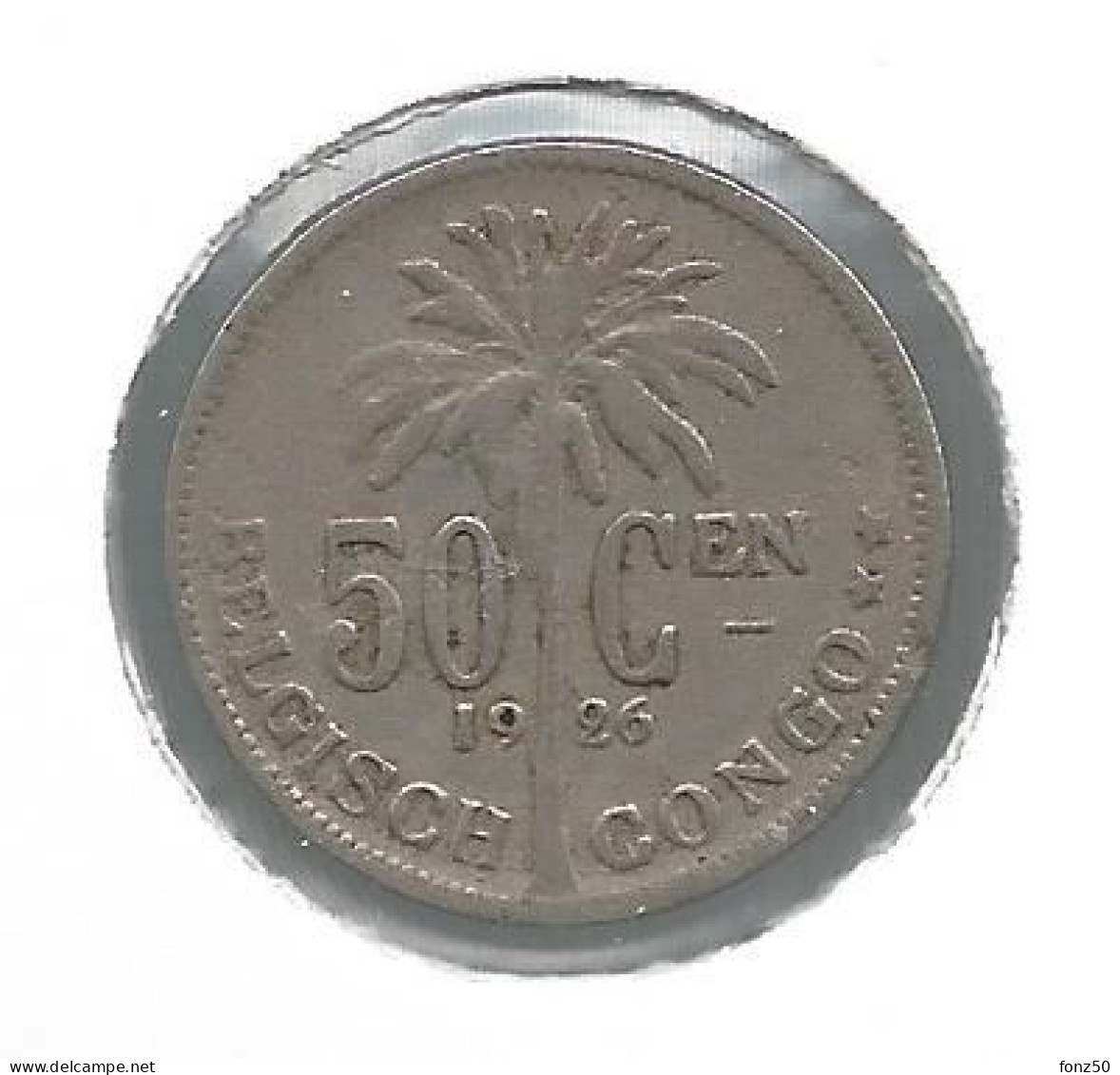 CONGO - ALBERT II * 50 Centiem 1926 Vlaams * Nr 12652 - 1910-1934: Albert I.