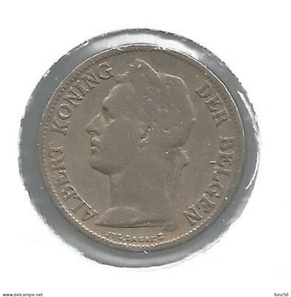 CONGO - ALBERT II * 50 Centiem 1926 Vlaams * Nr 12657 - 1910-1934: Alberto I
