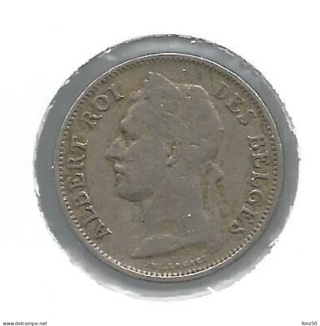 CONGO - ALBERT II * 50 Centiem 1927 Fr * Nr 12660 - 1910-1934: Albert I.