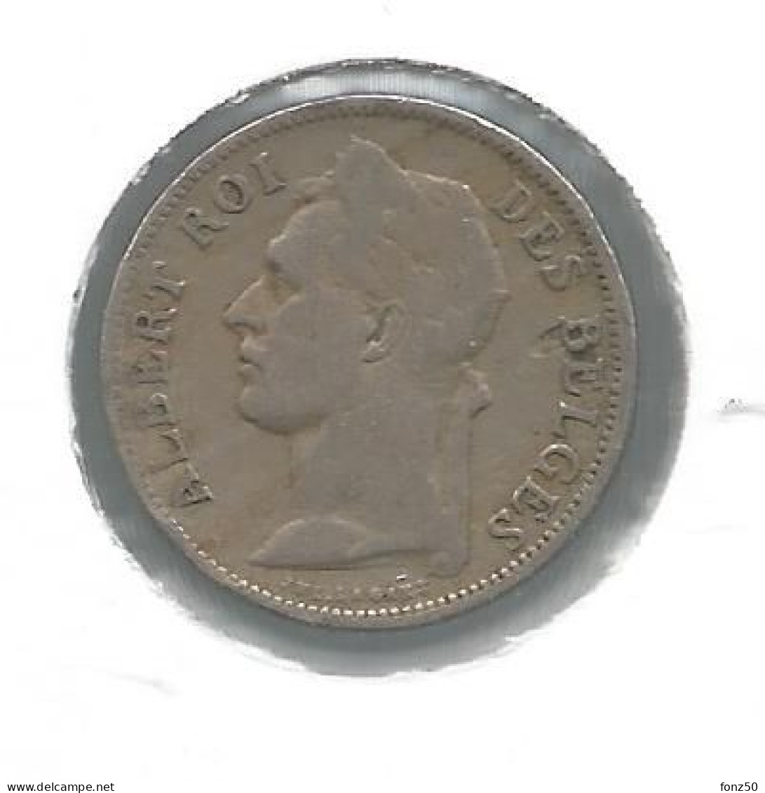 CONGO - ALBERT II * 50 Centiem 1929 Frans * Nr 12666 - 1910-1934: Albert I.