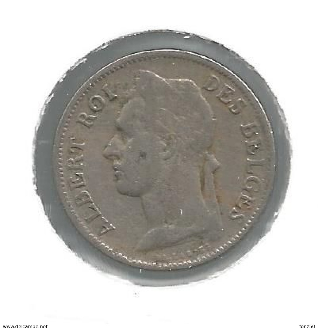 CONGO - ALBERT II * 50 Centiem 1929 Frans * Nr 12667 - 1910-1934: Albert I.