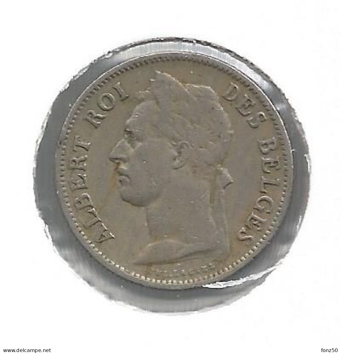 CONGO - ALBERT II * 50 Centiem 1929 Frans * Nr 12669 - 1910-1934: Albert I