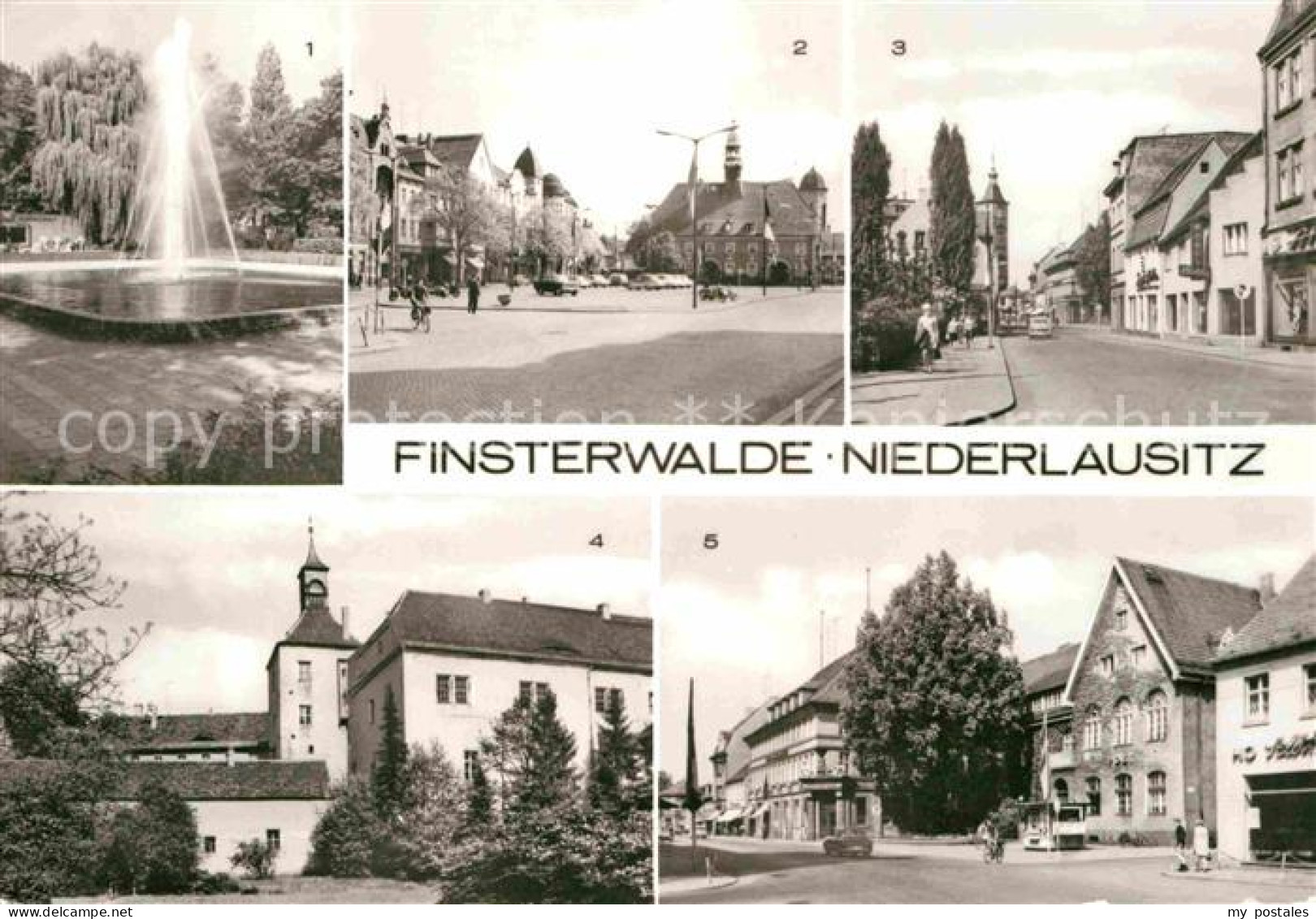 72686440 Finsterwalde VVN Denkmal Markt Th?lmannstrasse Schloss Postamt Finsterw - Finsterwalde