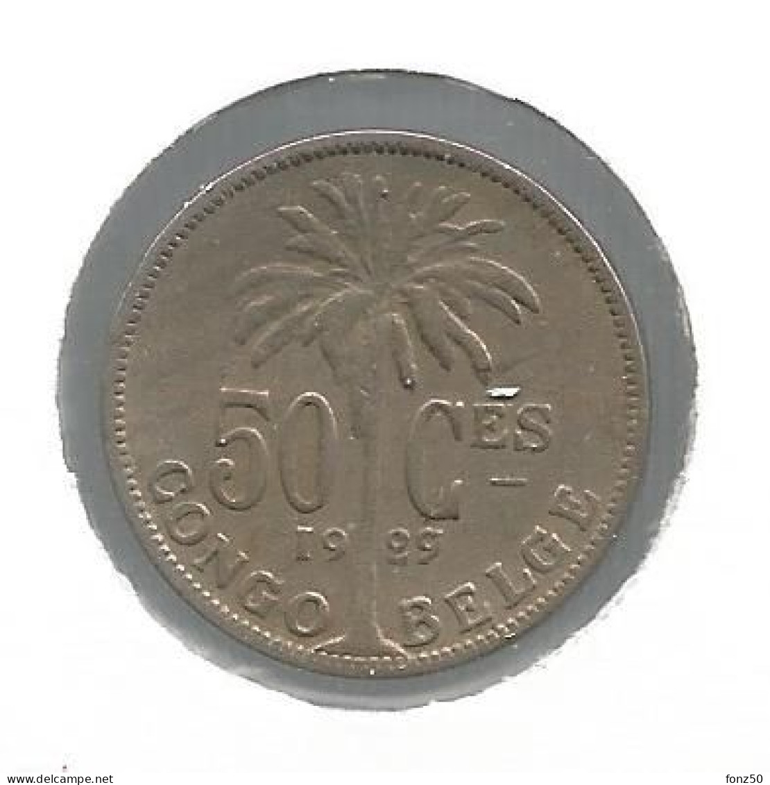 CONGO - ALBERT II * 50 Centiem 1929 Frans * 29 Over 27 * Prachtig * Nr 12672 - 1910-1934: Alberto I