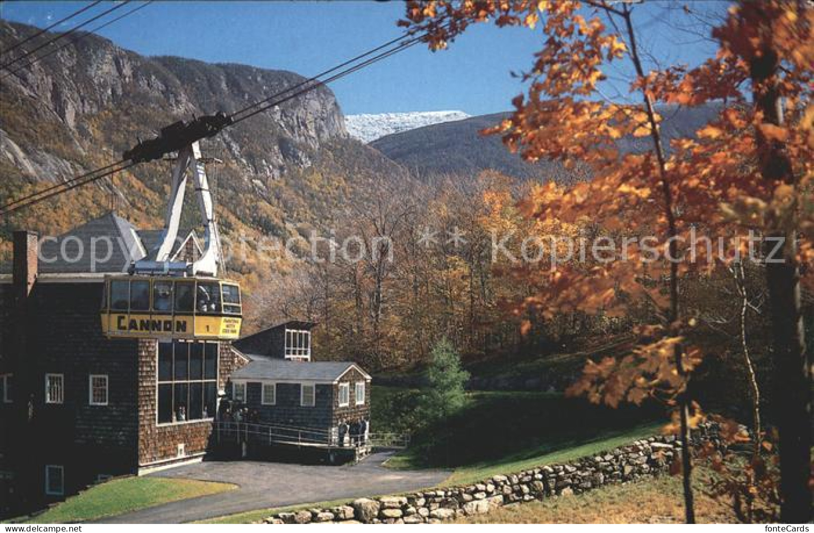 71859371 Franconia_New_Hampshire Seilbahn Aerial Tramway Cannon Mountain - Autres & Non Classés