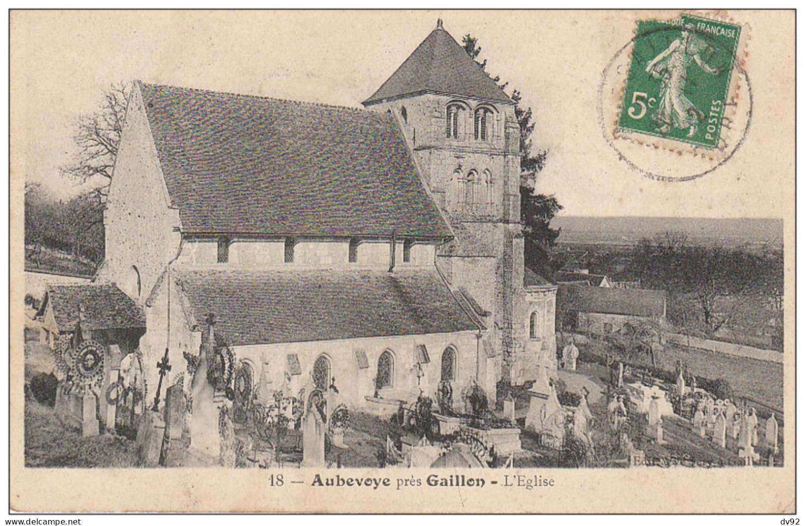 EURE AUBEVOYE EGLISE - Aubevoye