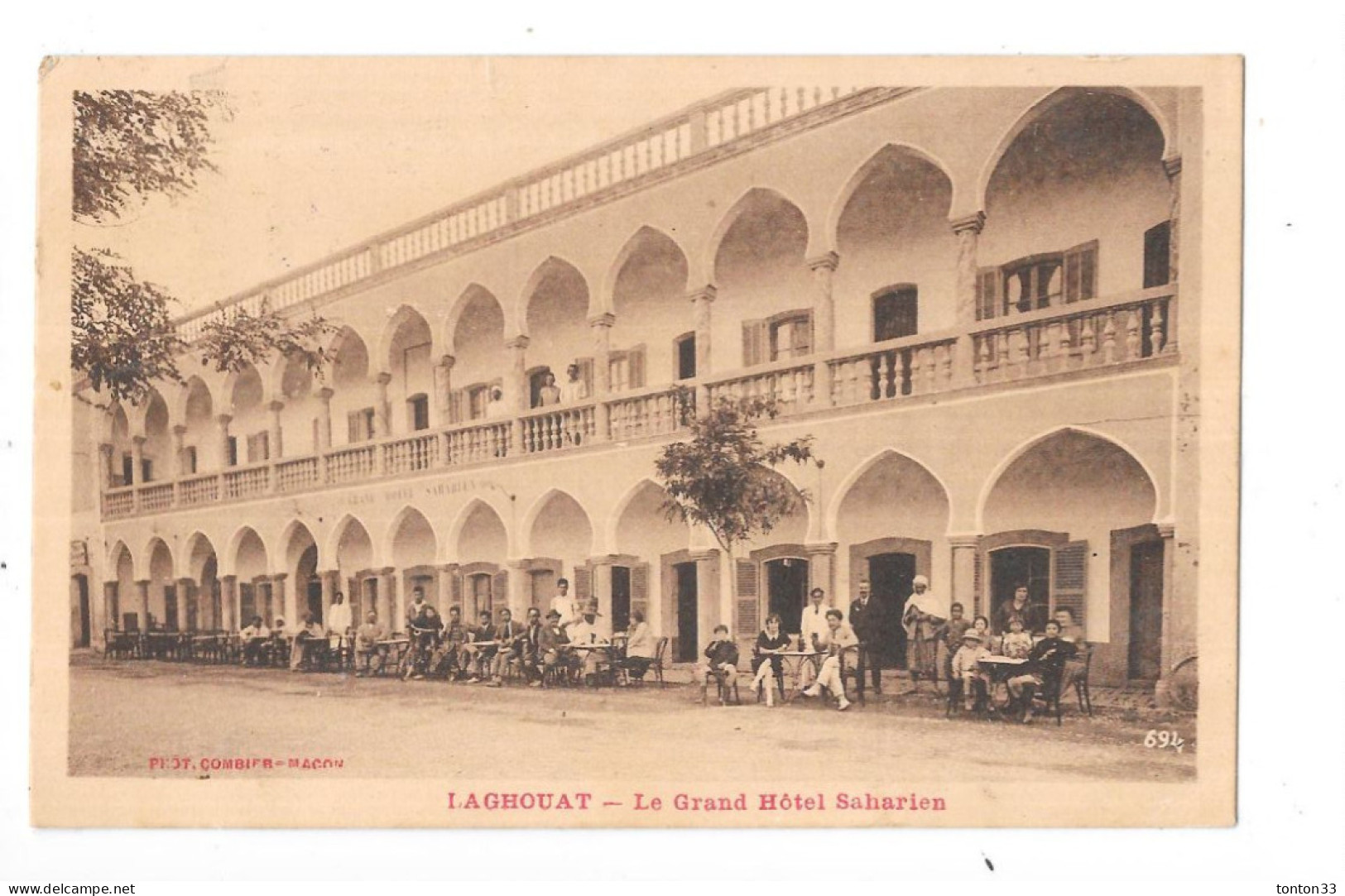 LAGHOUAT - ALGERIE - Le Grand Hotel Saharien De Joseph ARACIL - Voir Facture Au Dos - TOUL 1 - - Laghouat