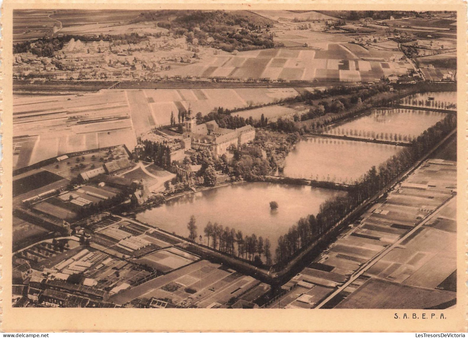 BELGIQUE - Abbaye Du Parc - Vue Générale De La Ville - Au Sud De Louvain - Carte Postale Ancienne - Ottignies-Louvain-la-Neuve