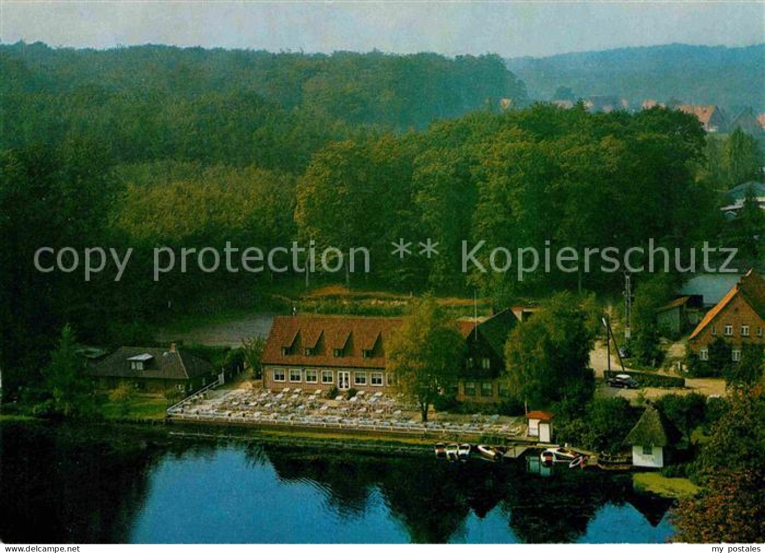 72681325 Neukloster Niederelbe Hotel Beckmanns Klosterkrug Fliegeraufnahme Buxte - Buxtehude