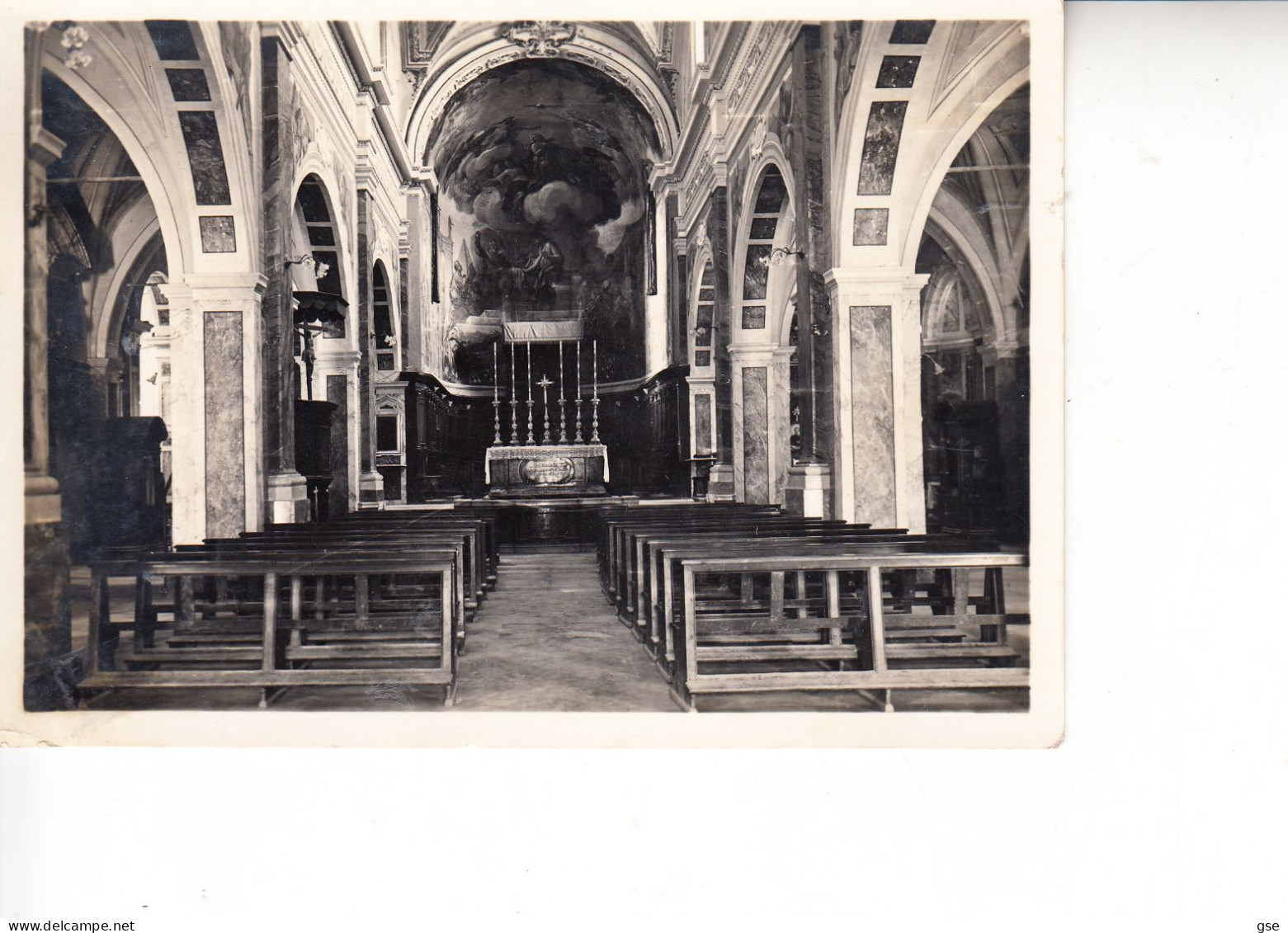 MAGLIANO SABINA  1937 - Interno Di Chiesa - Rieti