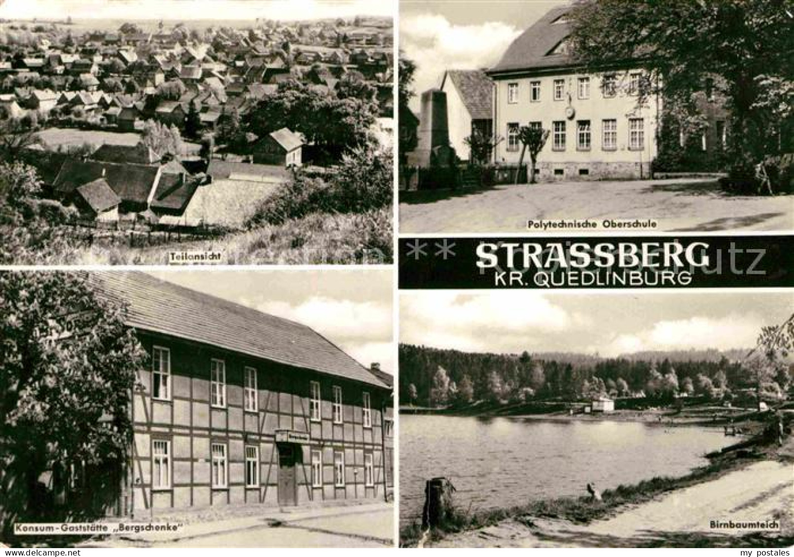 72680980 Strassberg Harzgerode Restaurant Bergschenke Birnbaumteich Schule Stras - Harzgerode