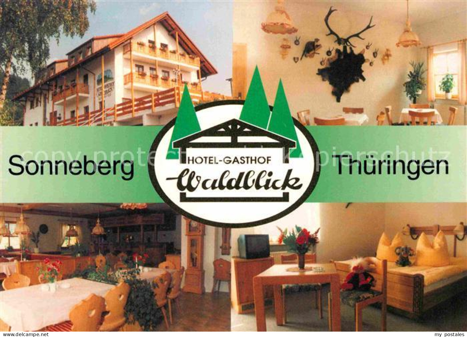 72680064 Sonneberg Thueringen Hotel Gasthaus Waldblick Steinbach Sonneberg - Sonneberg